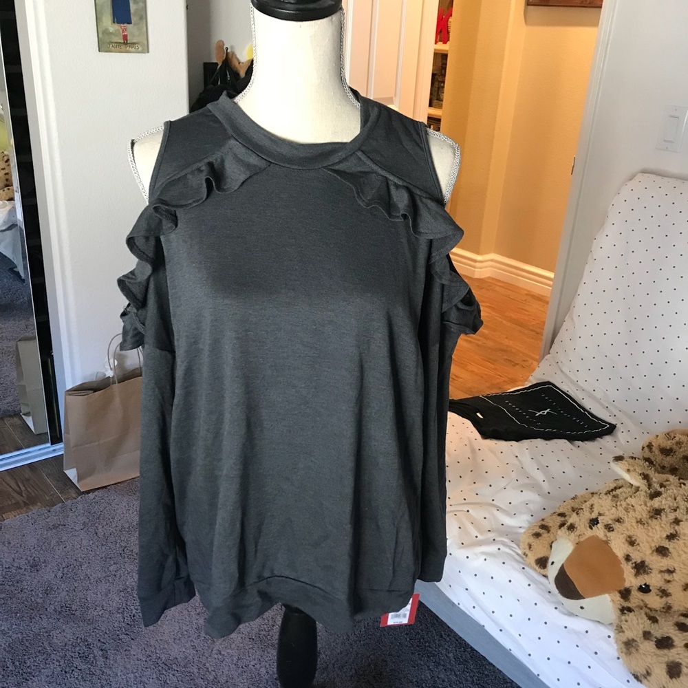 Long sleeve with holes at the top!